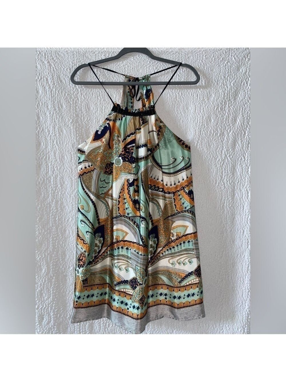 Arden B. Trapeze Racerback/Halter Mini Dress - Picture 5 of 11